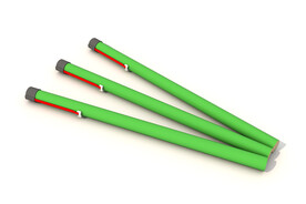 Green flashing tail - 30mm, Art.-Nr. RL25-010-30