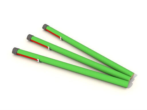 Green flashing tail - 30mm-A-Nr-RL25-010-30