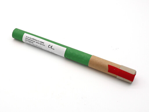 Bengalische Zylinderflammen Grün-A-Nr-V00-06